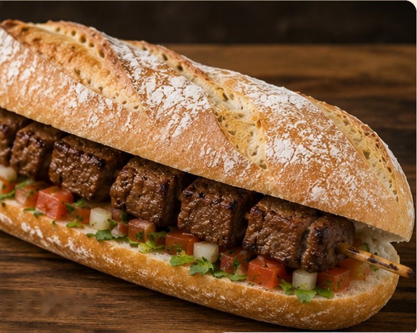 Sandwich Brochette Bœuf